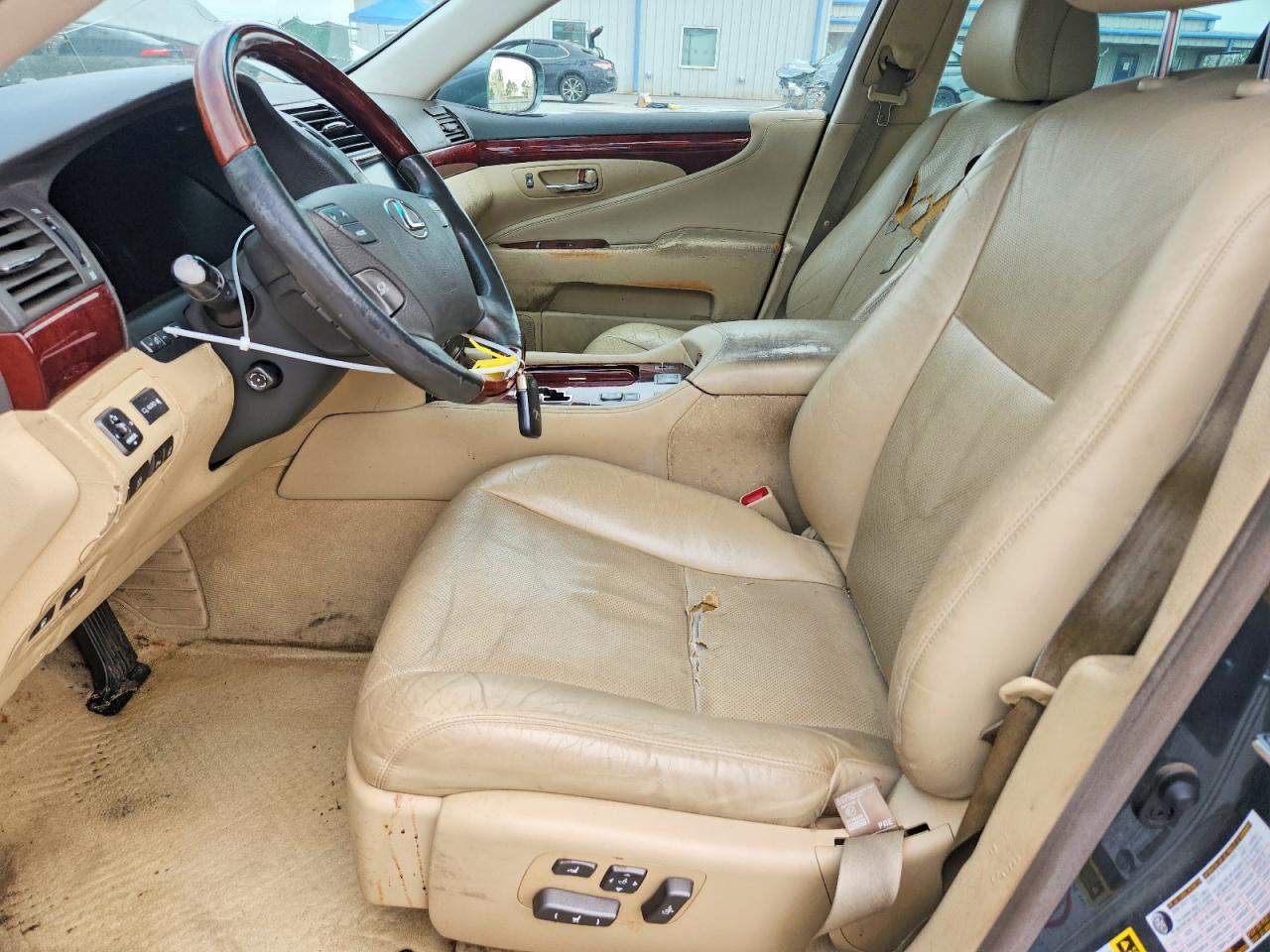 2007 Lexus Ls 460 Green vin: JTHBL46F275018658