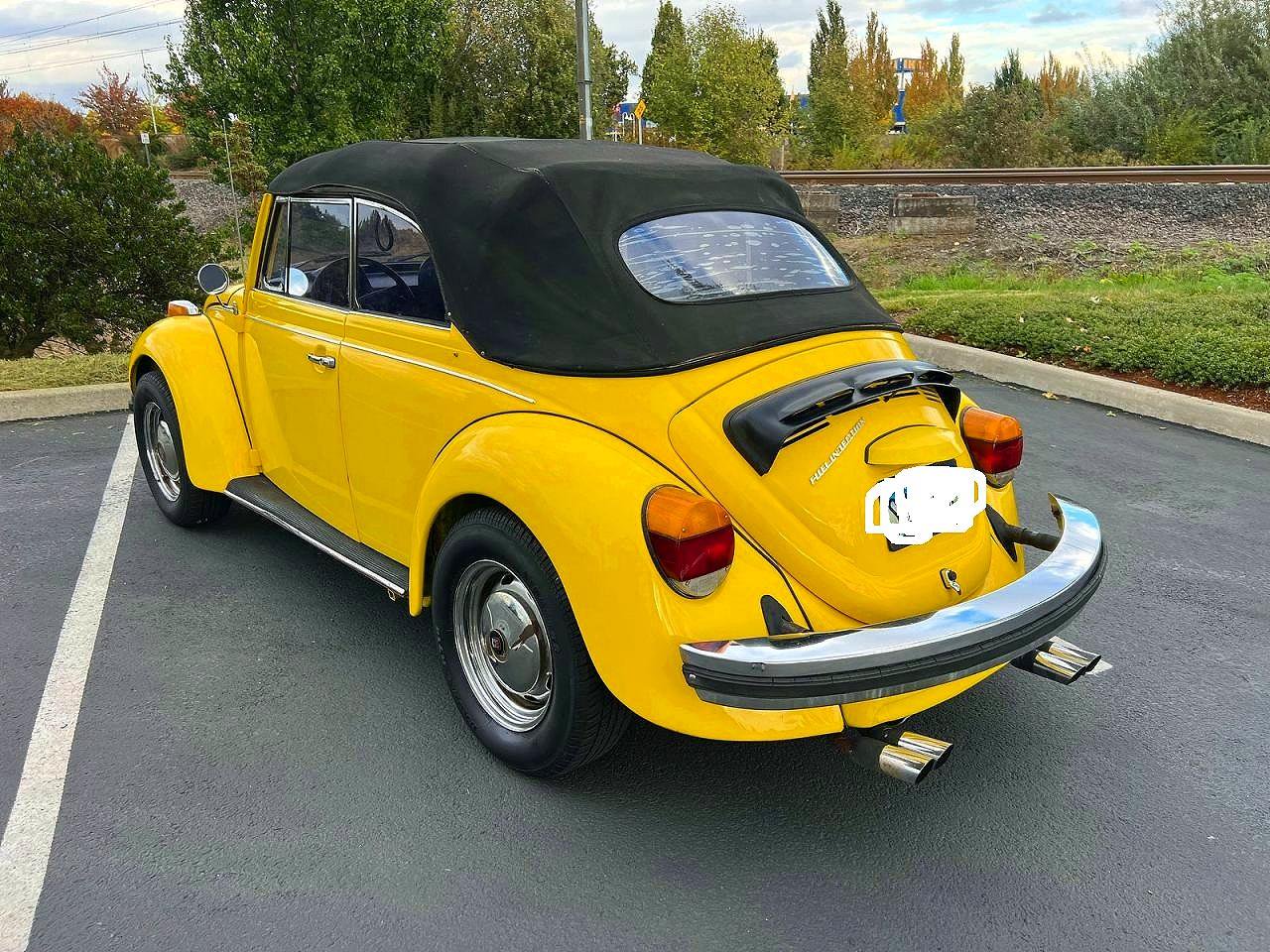 1979 Volkswagen Beetle Classic Желтый vin: 1592000623