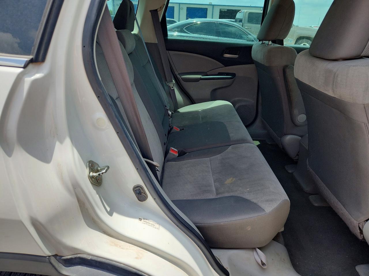 2013 Honda Cr-v Lx White vin: 5J6RM3H30DL027841