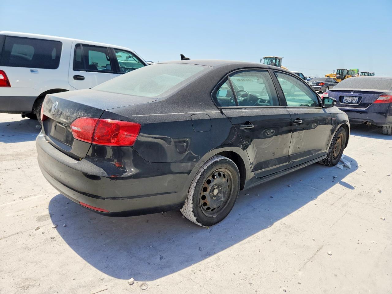 2014 Volkswagen Jetta Se Black vin: 3VWD17AJ4EM392707