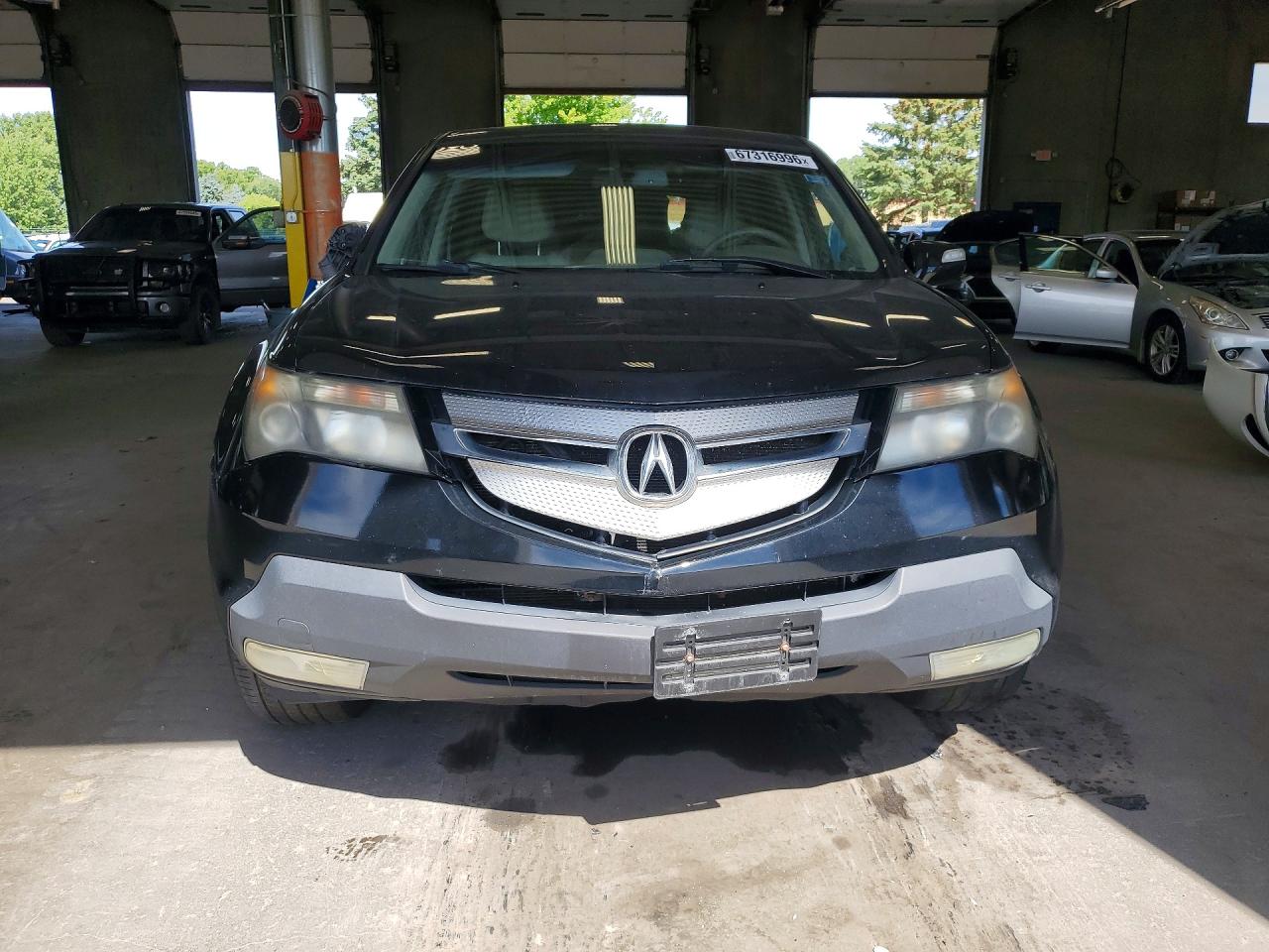 2009 Acura Mdx Technology Black vin: 2HNYD28649H503352