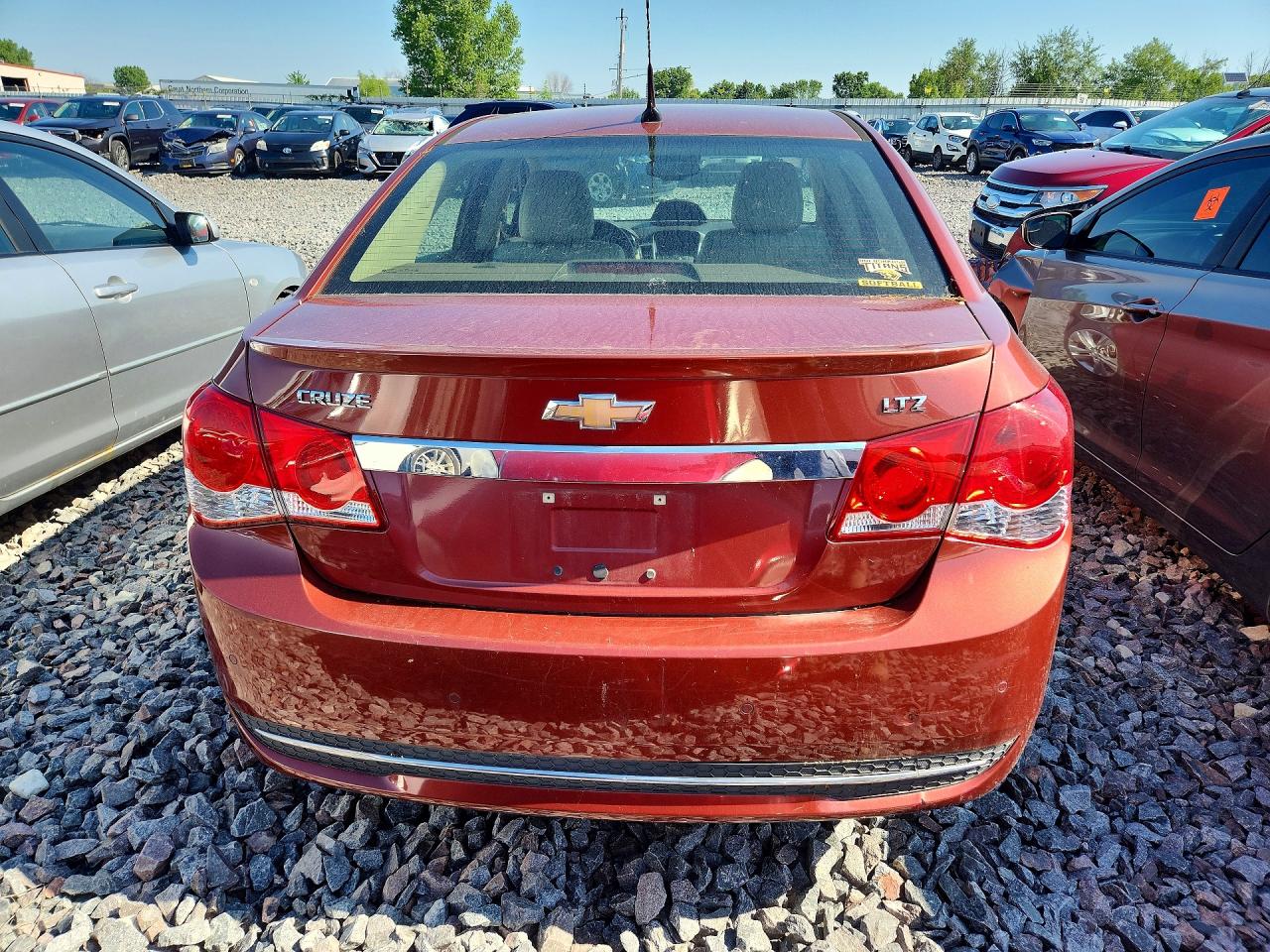 2012 Chevrolet Cruze Ltz Brown vin: 1G1PH5SC8C7249162