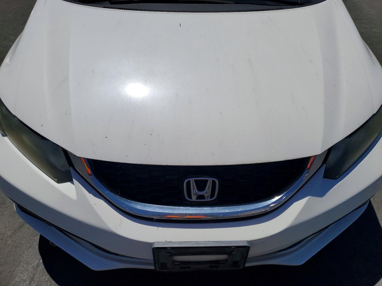 2015 Honda Civic Exl White vin: 19XFB2F96FE206252
