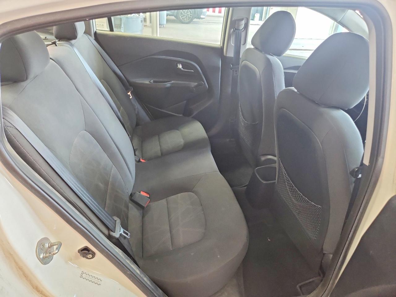 2012 Kia Rio Lx White vin: KNADM4A30C6033584
