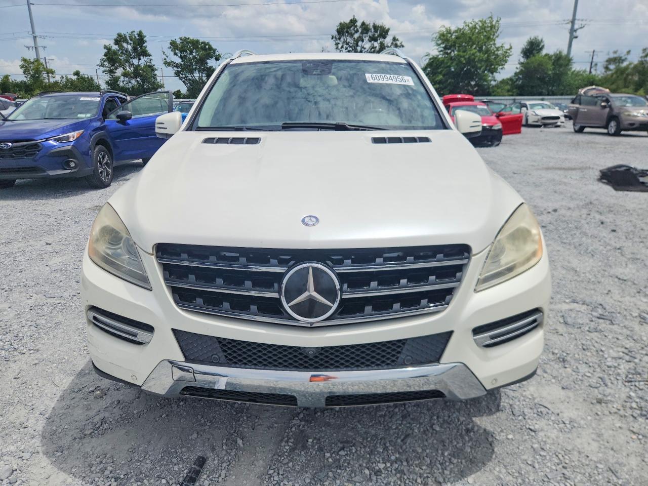 2015 Mercedes-benz Ml 350 White vin: 4JGDA5JB9FA455729
