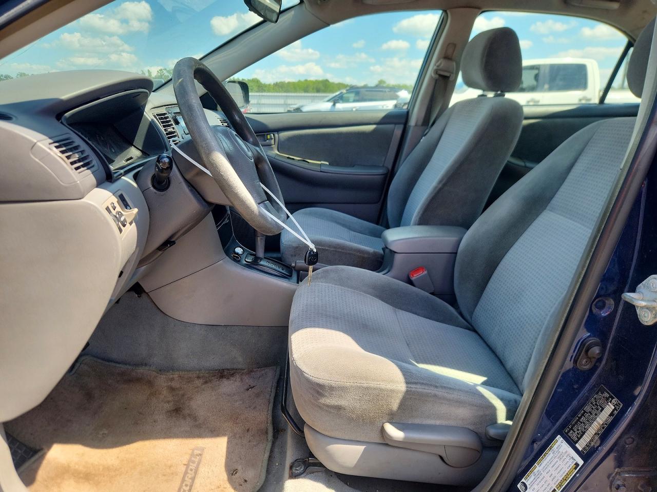 2007 Toyota Corolla Ce Blue vin: 2T1BR32E87C796859
