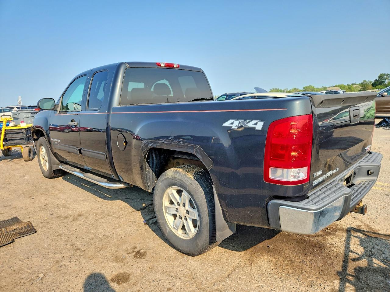 2009 Gmc Sierra K1500 Sle Black vin: 2GTEK290491122747