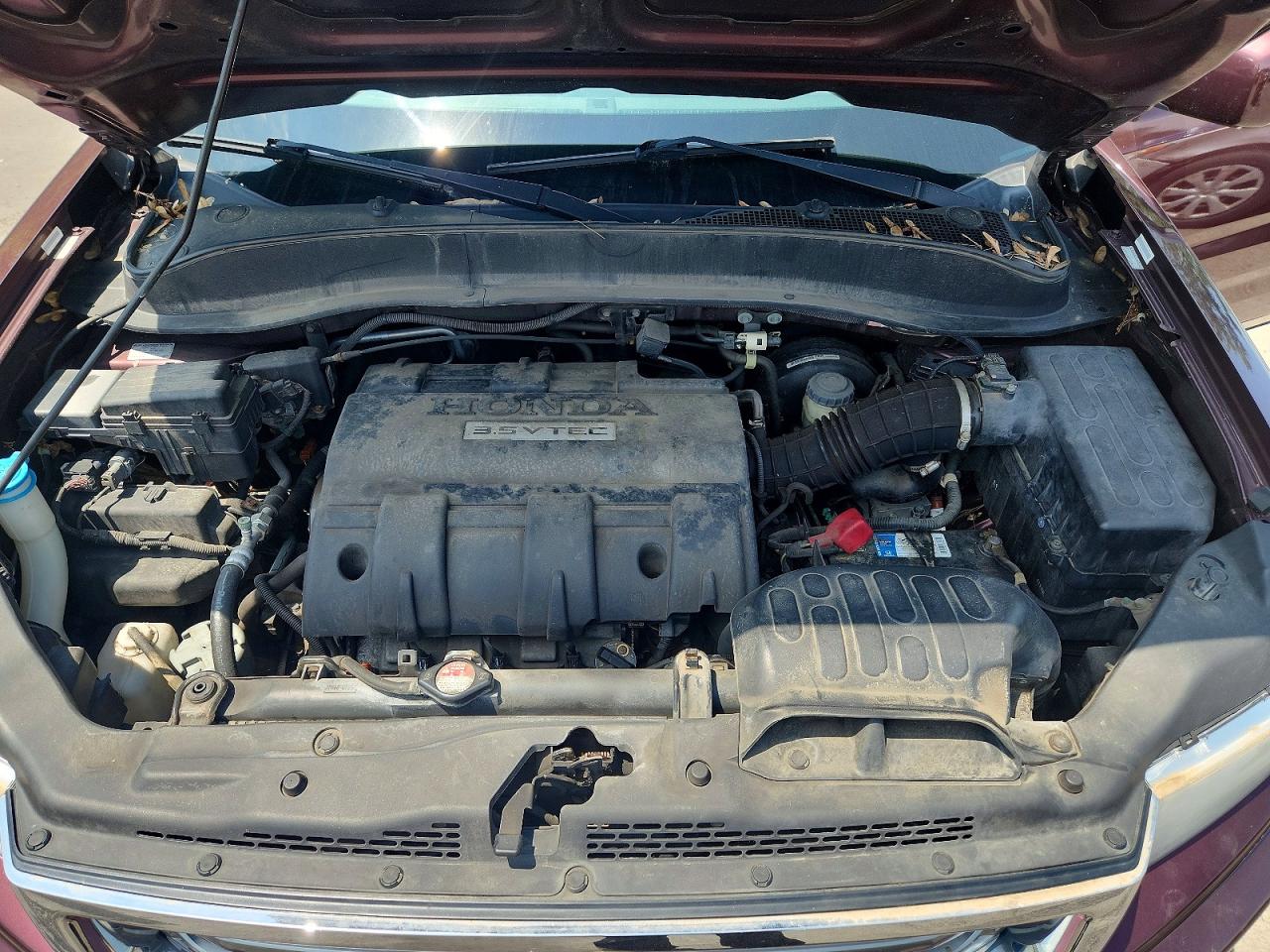 2012 Honda Ridgeline Rtl Maroon vin: 5FPYK1F55CB454179