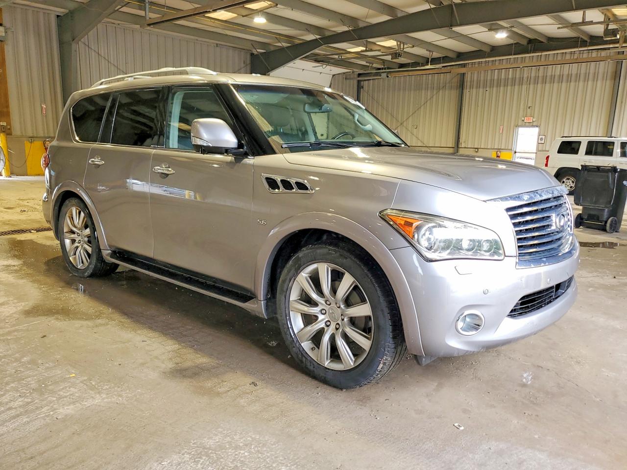 2014 Infiniti Qx80 Base Серый vin: JN8AZ2NE6E9063315