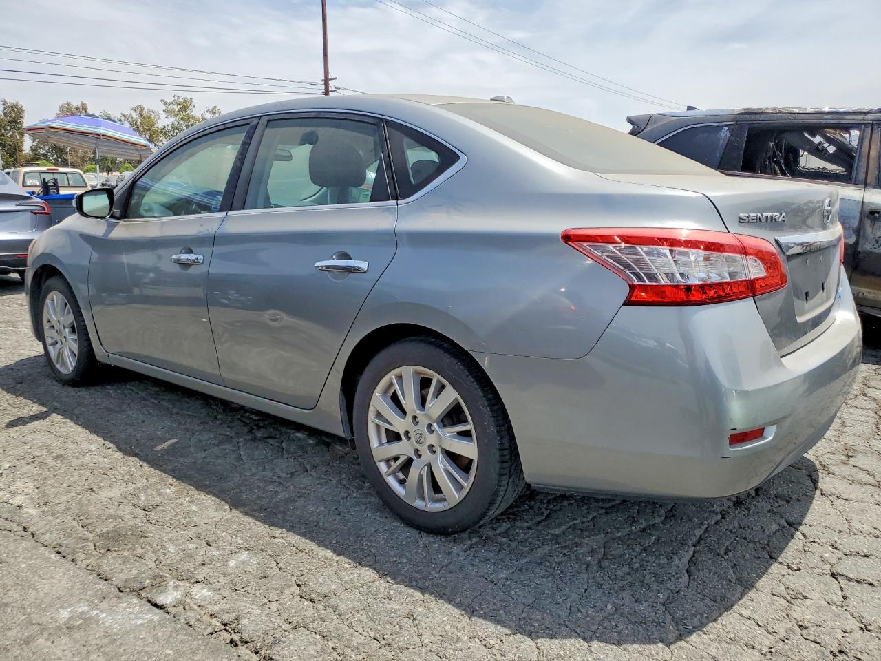 2013 Nissan Sentra S Gray vin: 3N1AB7AP0DL777194