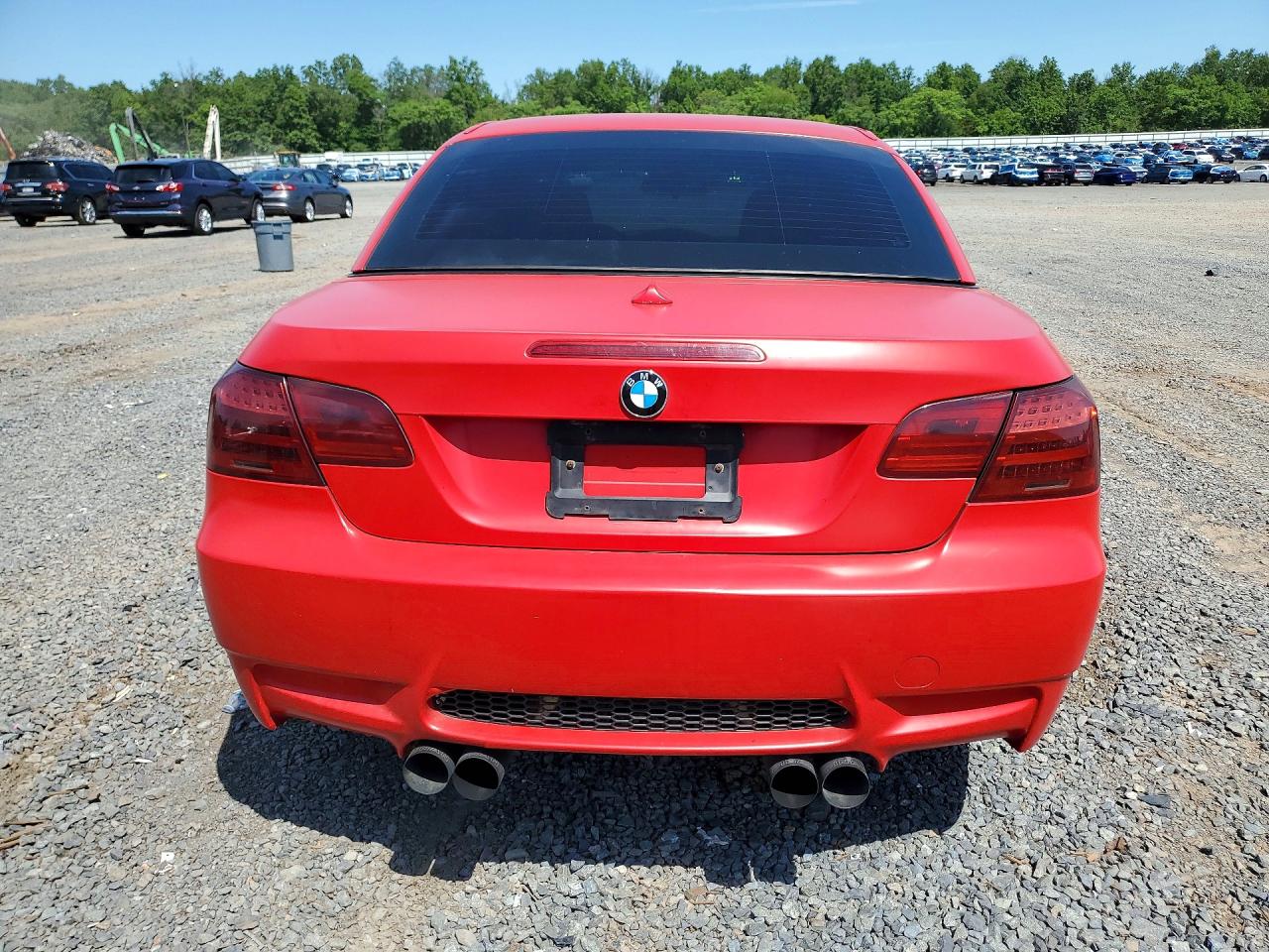 2011 Bmw M3 Red vin: WBSDX9C55BE399138