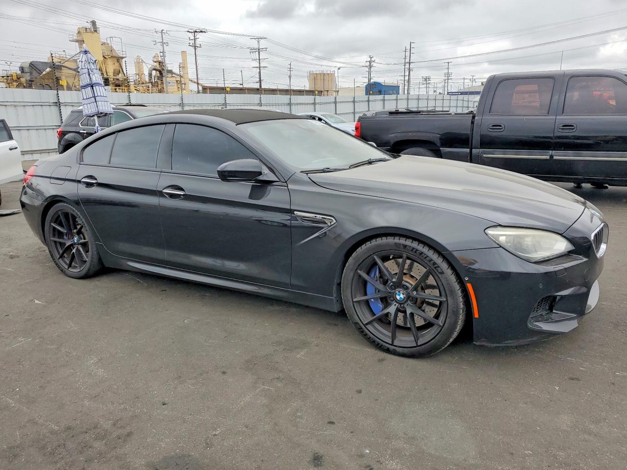 2014 Bmw M6 Gran Coupe Black vin: WBS6C9C51ED466705