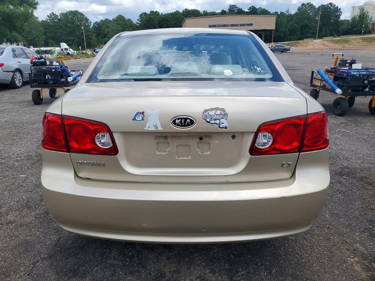 2008 Kia Optima Lx Beige vin: KNAGE123885244942