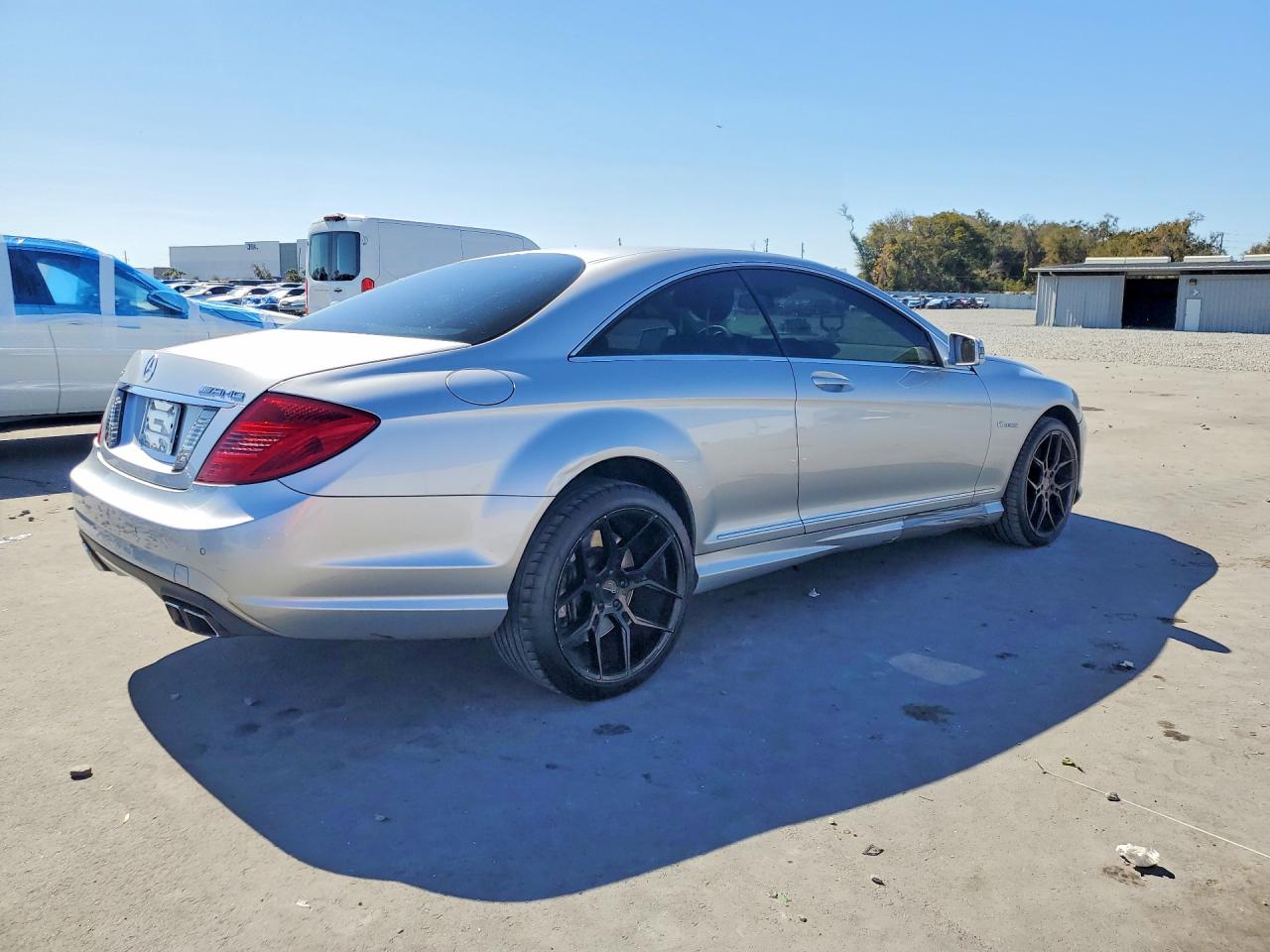 2012 Mercedes-benz Cl 63 Amg Silver vin: WDDEJ7EB8CA028428