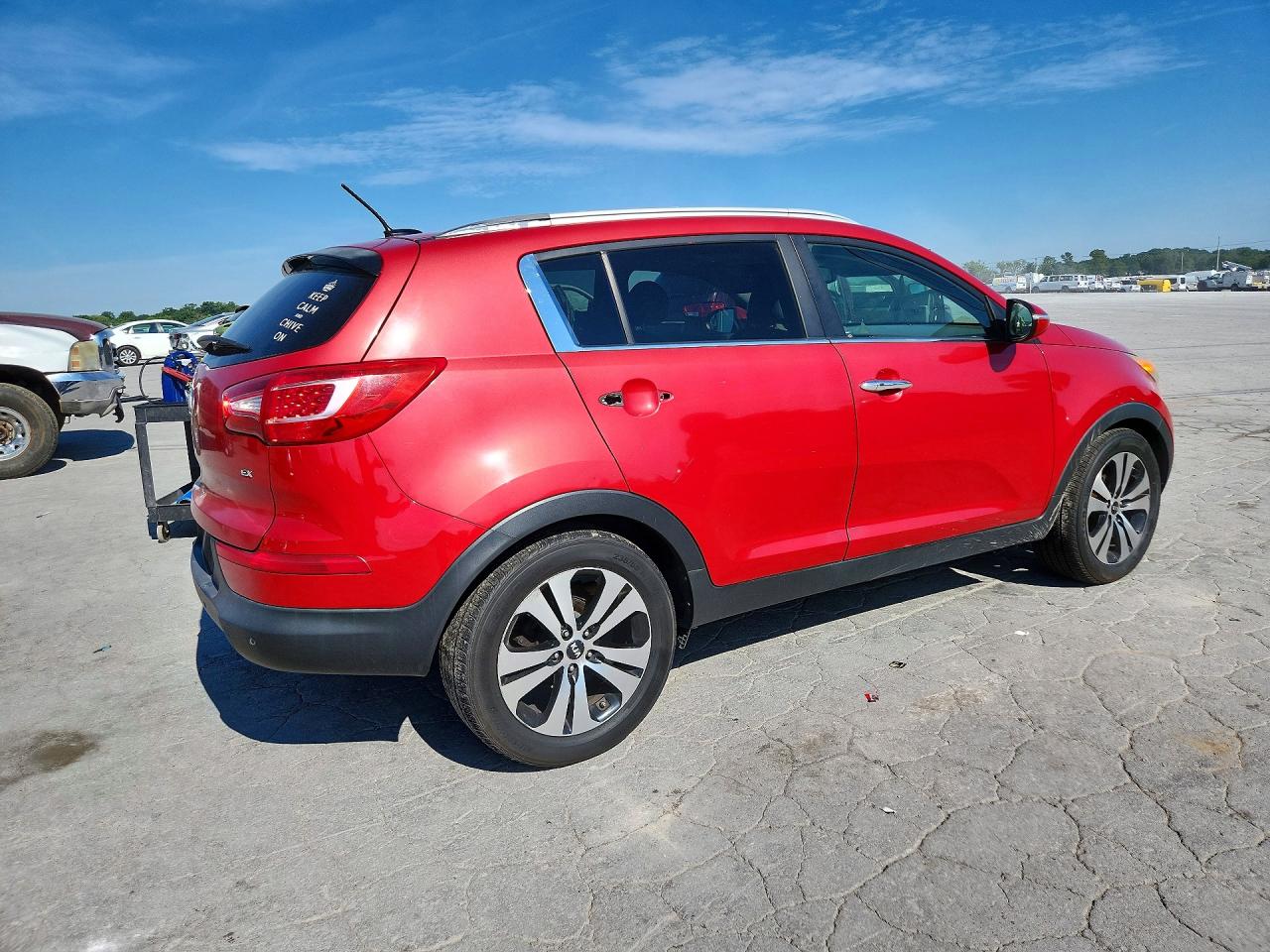 2011 Kia Sportage Ex Red vin: KNDPC3A21B7072195