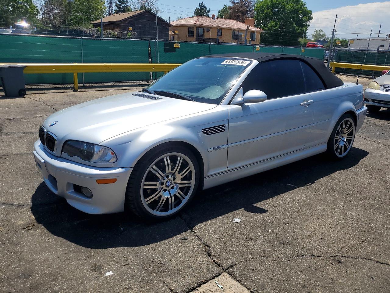 2005 Bmw M3 Серебряный vin: WBSBR93435PK08575