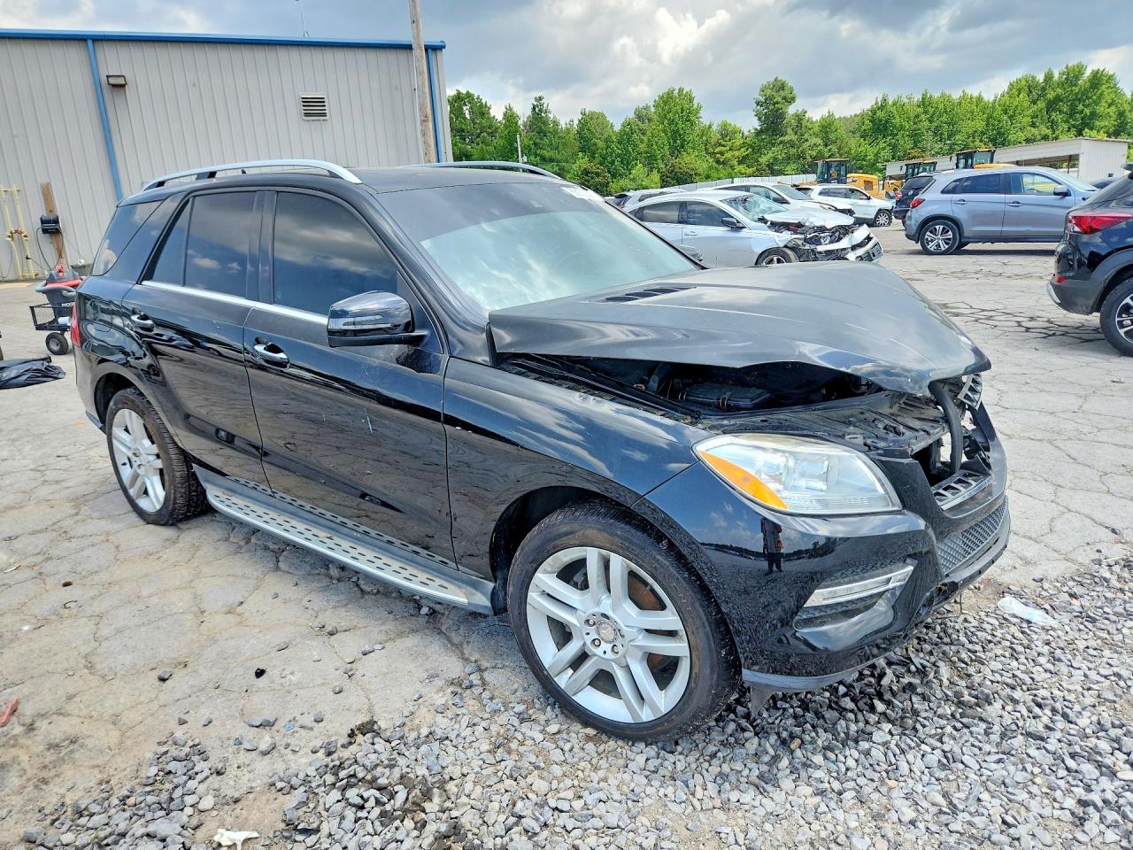 2013 Mercedes-benz Ml 350 Black vin: 4JGDA5JB9DA104610