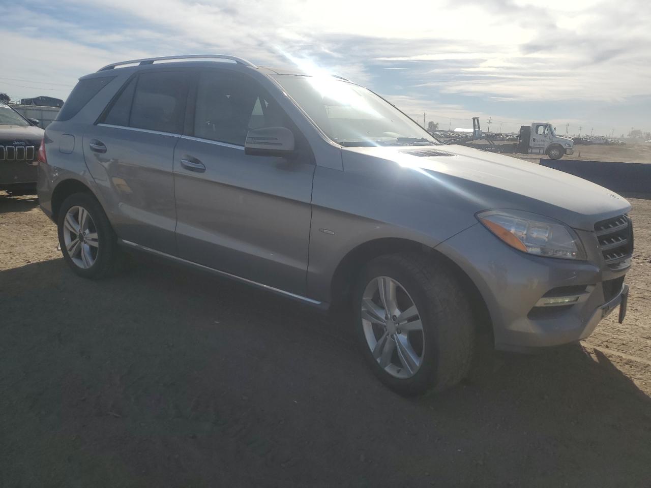 2012 Mercedes-benz Ml 350 4matic Gray vin: 4JGDA5HB1CA011813