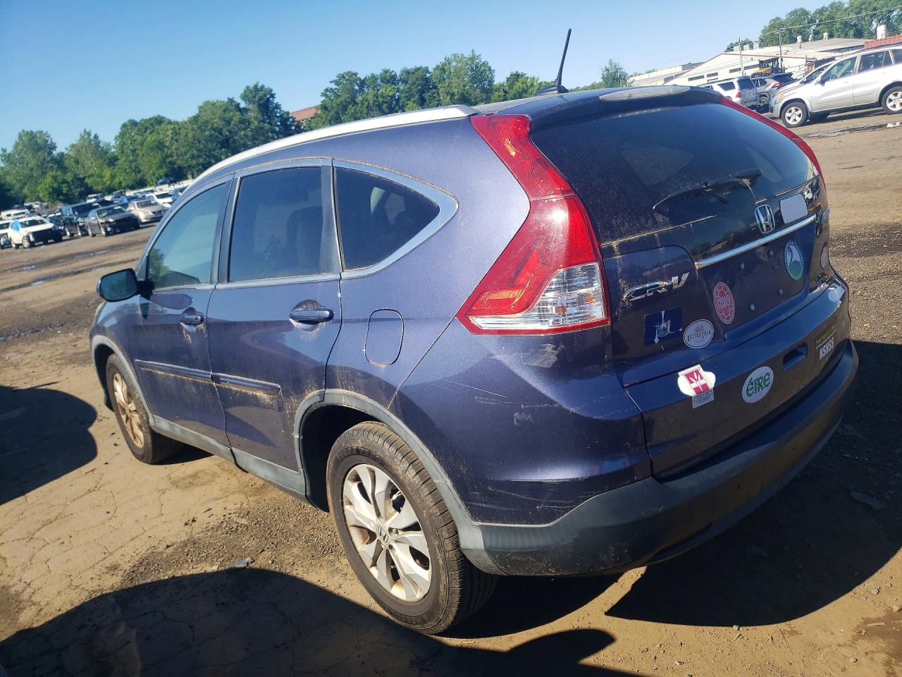 2013 Honda Cr-v Exl Синий vin: 2HKRM4H73DH634710