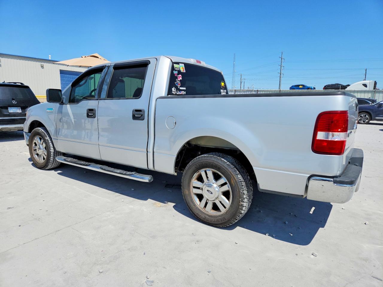 2008 Ford F150 Supercrew Silver vin: 1FTRW12W28FB91796