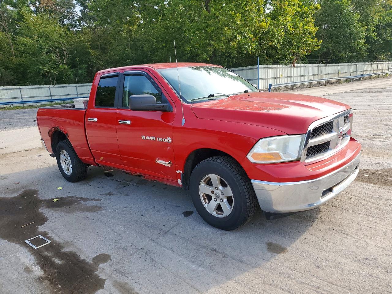 2012 Dodge Ram 1500 Slt Red vin: 1C6RD7GP7CS130610