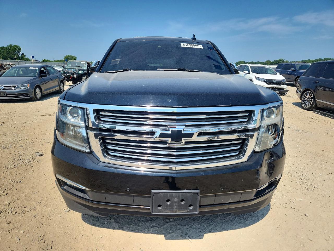 2015 Chevrolet Suburban C1500 Ltz Black vin: 1GNSCKKCXFR639842