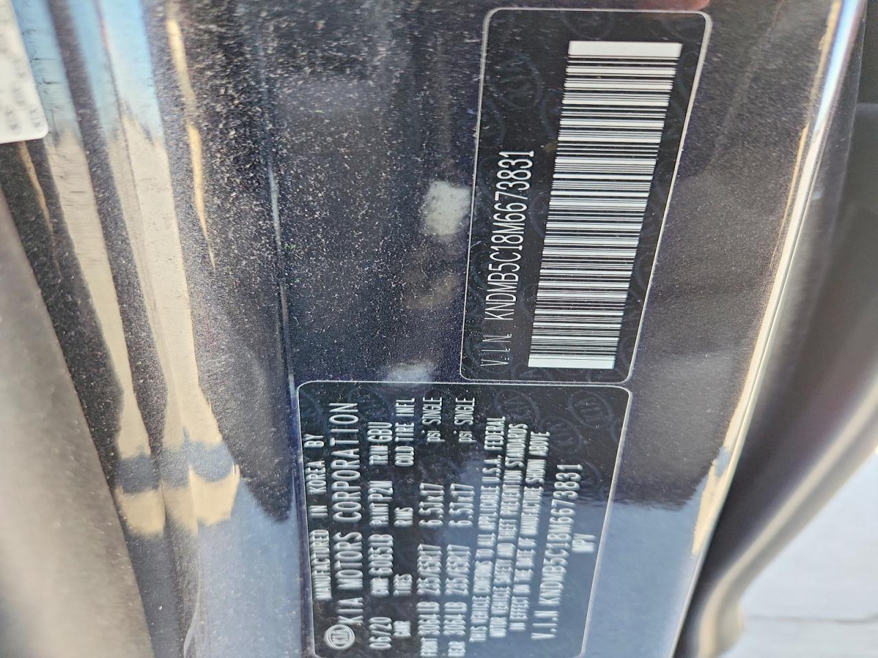 2021 Kia Sedona Lx Black vin: KNDMB5C18M6673831