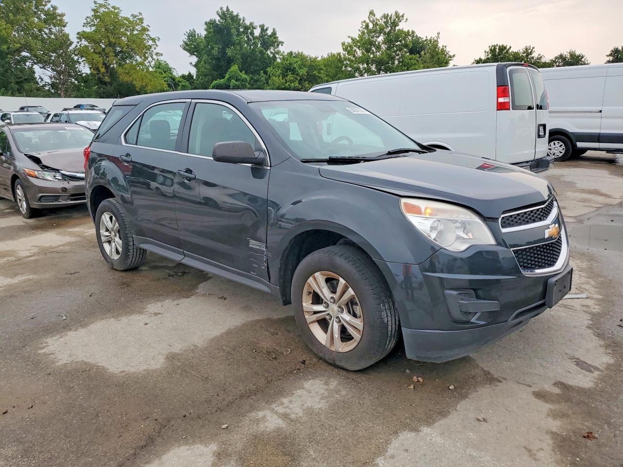 2014 Chevrolet Equinox Ls Gray vin: 2GNALAEK6E6267189
