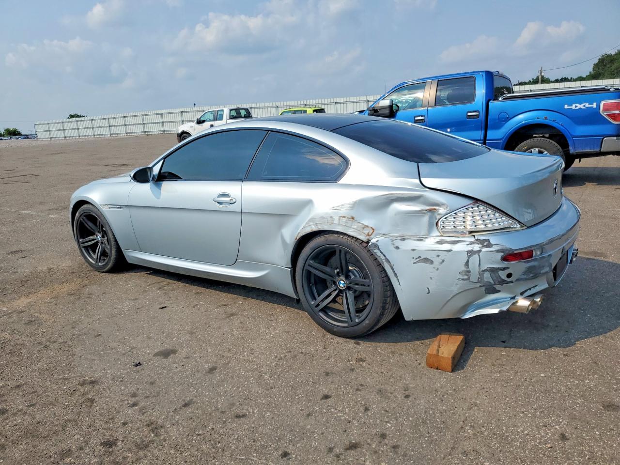 2007 Bmw M6 Silver vin: WBSEH93547CY23543