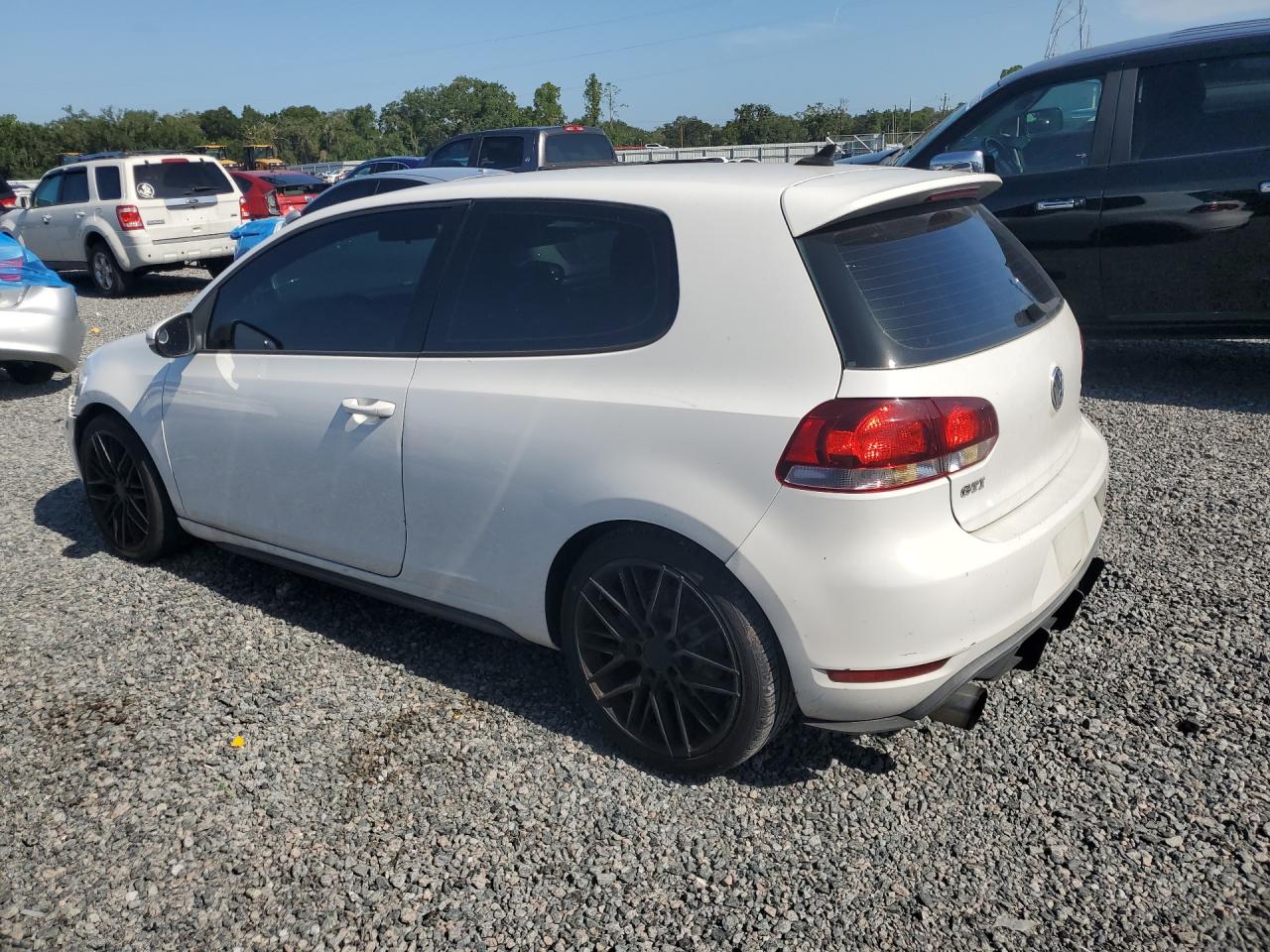 2010 Volkswagen Gti White vin: WVWED7AJ5AW326174