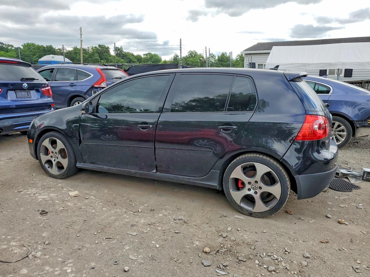 2009 Volkswagen Gti Черный vin: WVWHV71K99W128017