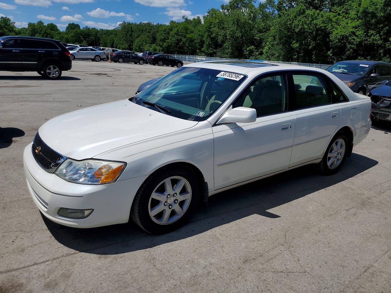 2002 Toyota Avalon Xls White vin: 4T1BF28B62U244851