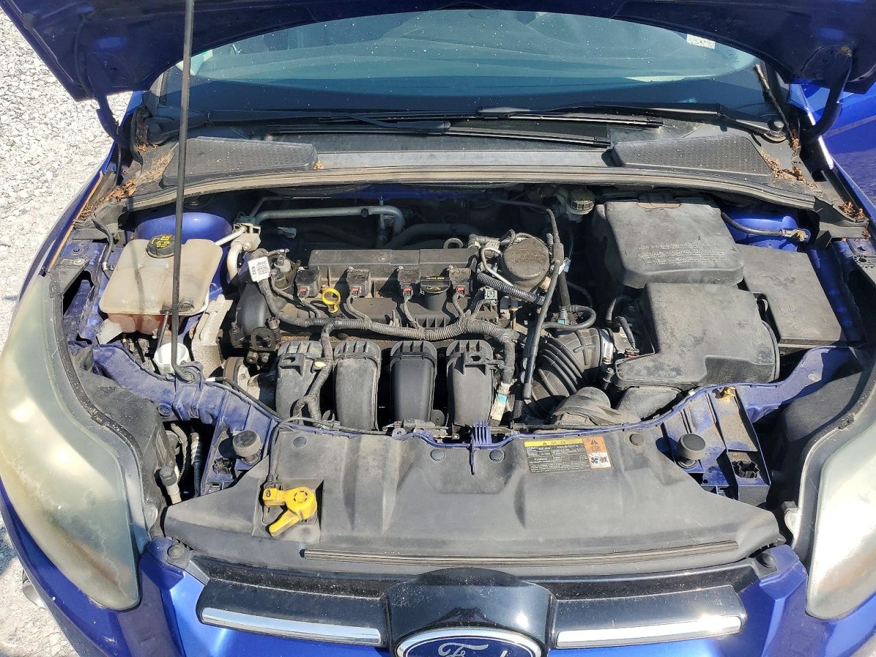 2014 Ford Focus Titanium Blue vin: 1FADP3J27EL232444