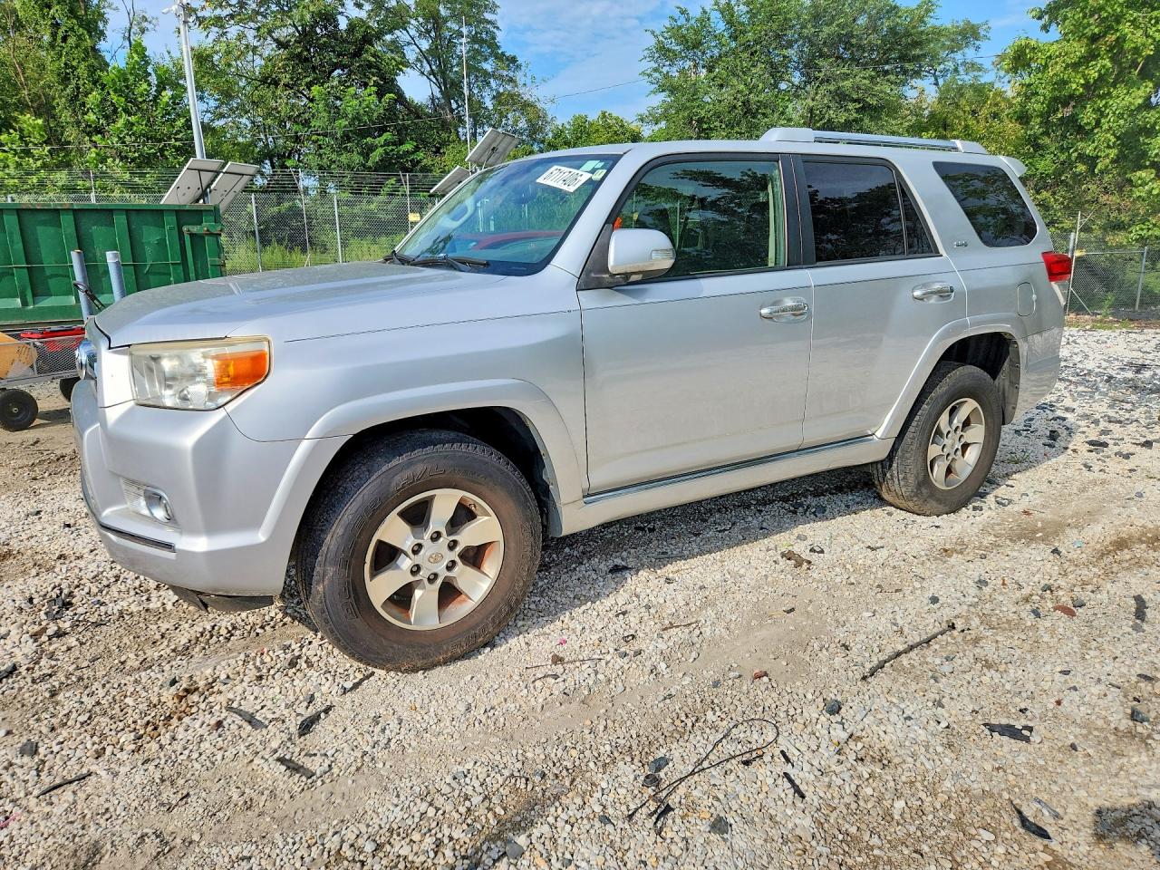 2011 Toyota 4runner Sr5 Silver vin: JTEBU5JR6B5069087