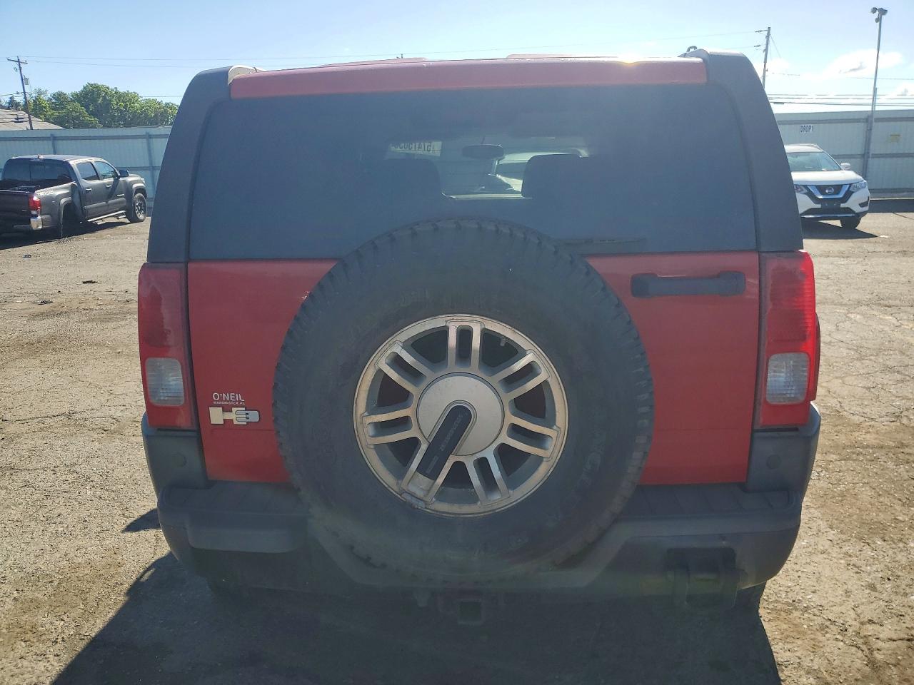2006 Hummer H3 Red vin: 5GTDN136768141109
