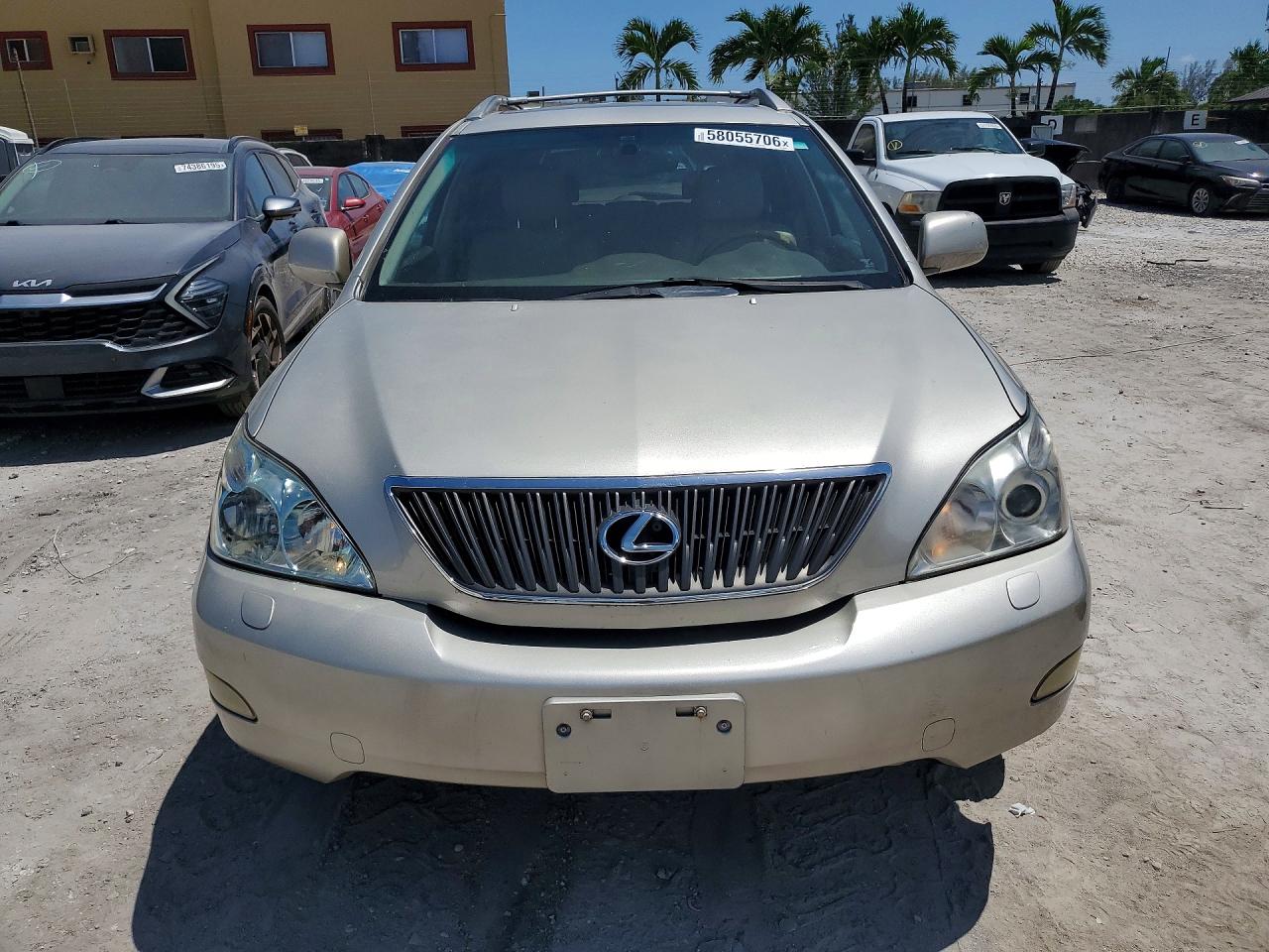 2007 Lexus Rx 350 Бежевый vin: JTJGK31U470001350