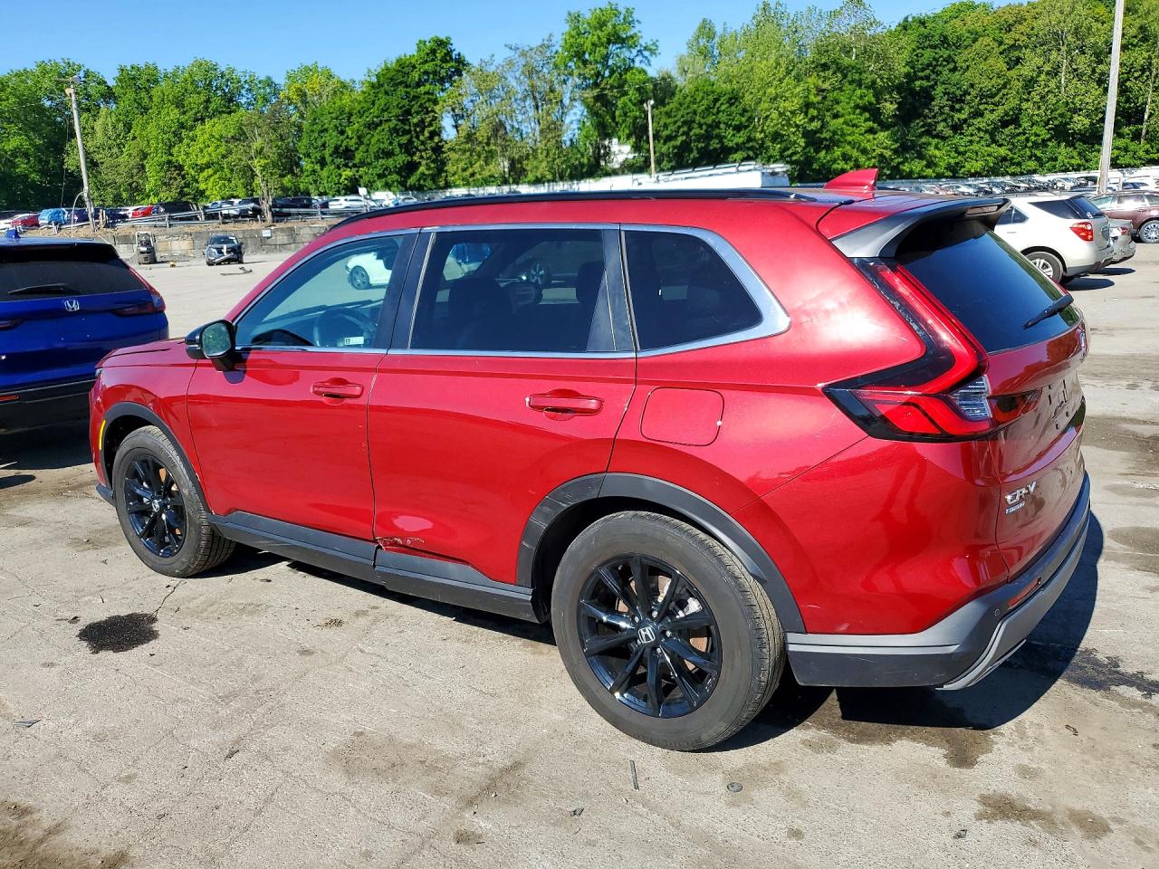 2024 Honda Cr-v Sport-l Red vin: 7FARS6H80RE006494