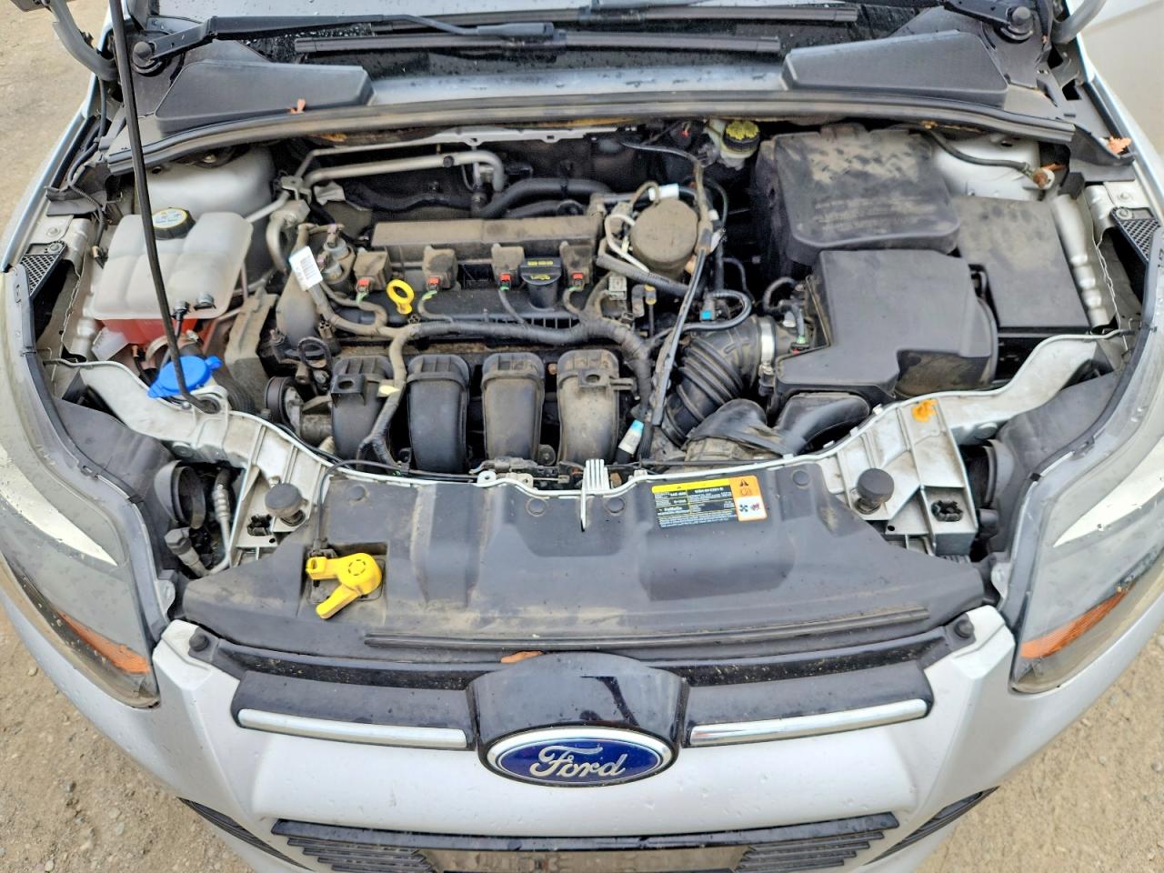 2013 Ford Focus Titanium Silver vin: 1FADP3J25DL249340