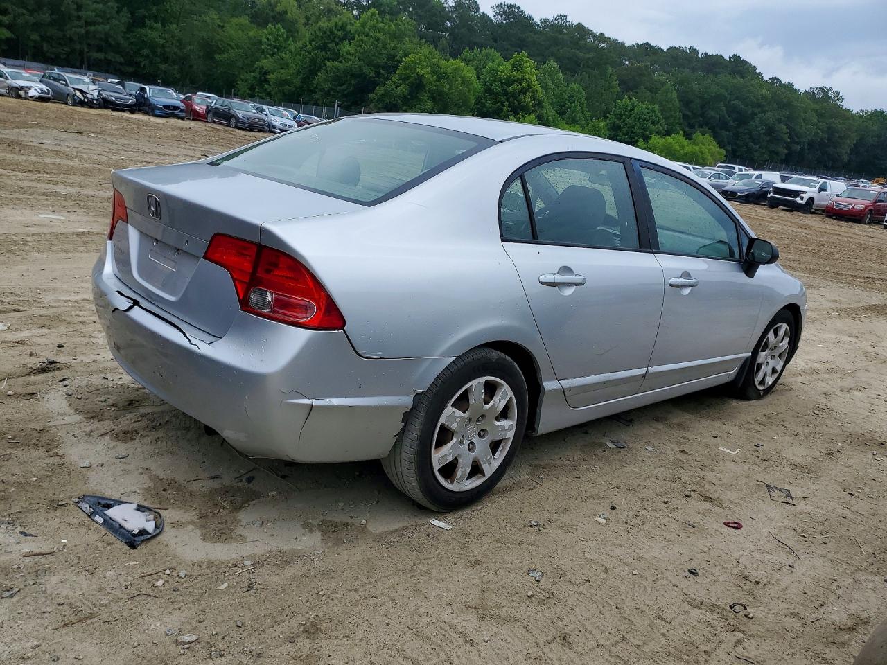 2006 Honda Civic Lx Silver vin: 1HGFA16536L139161
