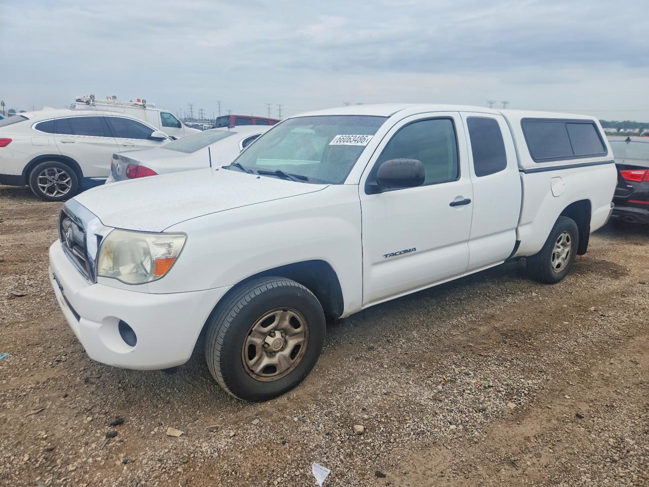 2010 Toyota Tacoma Base White vin: 5TETX4CN3AZ699911