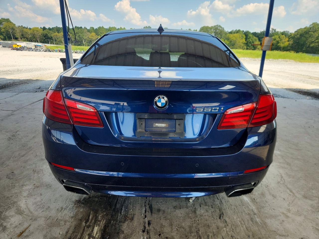 2013 Bmw 550 I Синий vin: WBAFR9C52DD226659