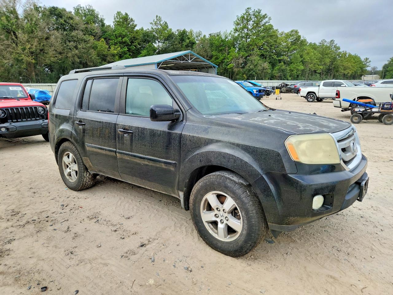 2010 Honda Pilot Exl Black vin: 5FNYF3H52AB020188
