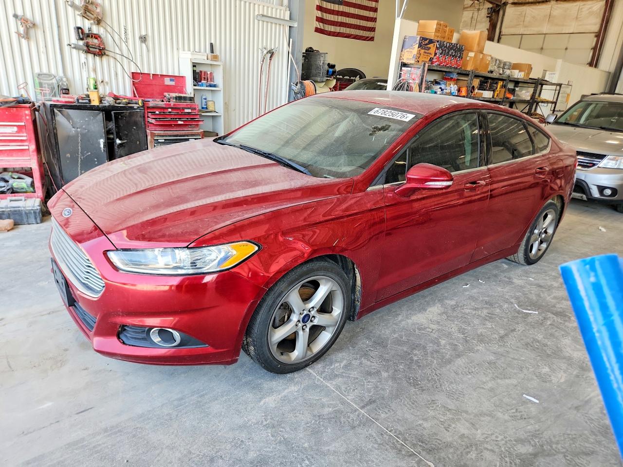 2015 Ford Fusion Se Красный vin: 3FA6P0HD8FR225455