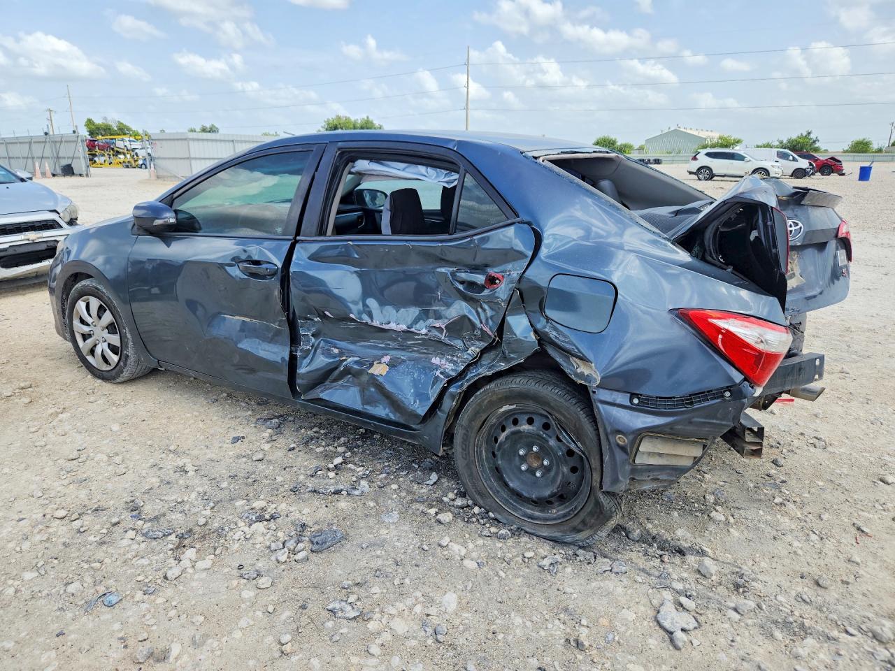 2014 Toyota Corolla S Синий vin: 5YFBURHE9EP134391