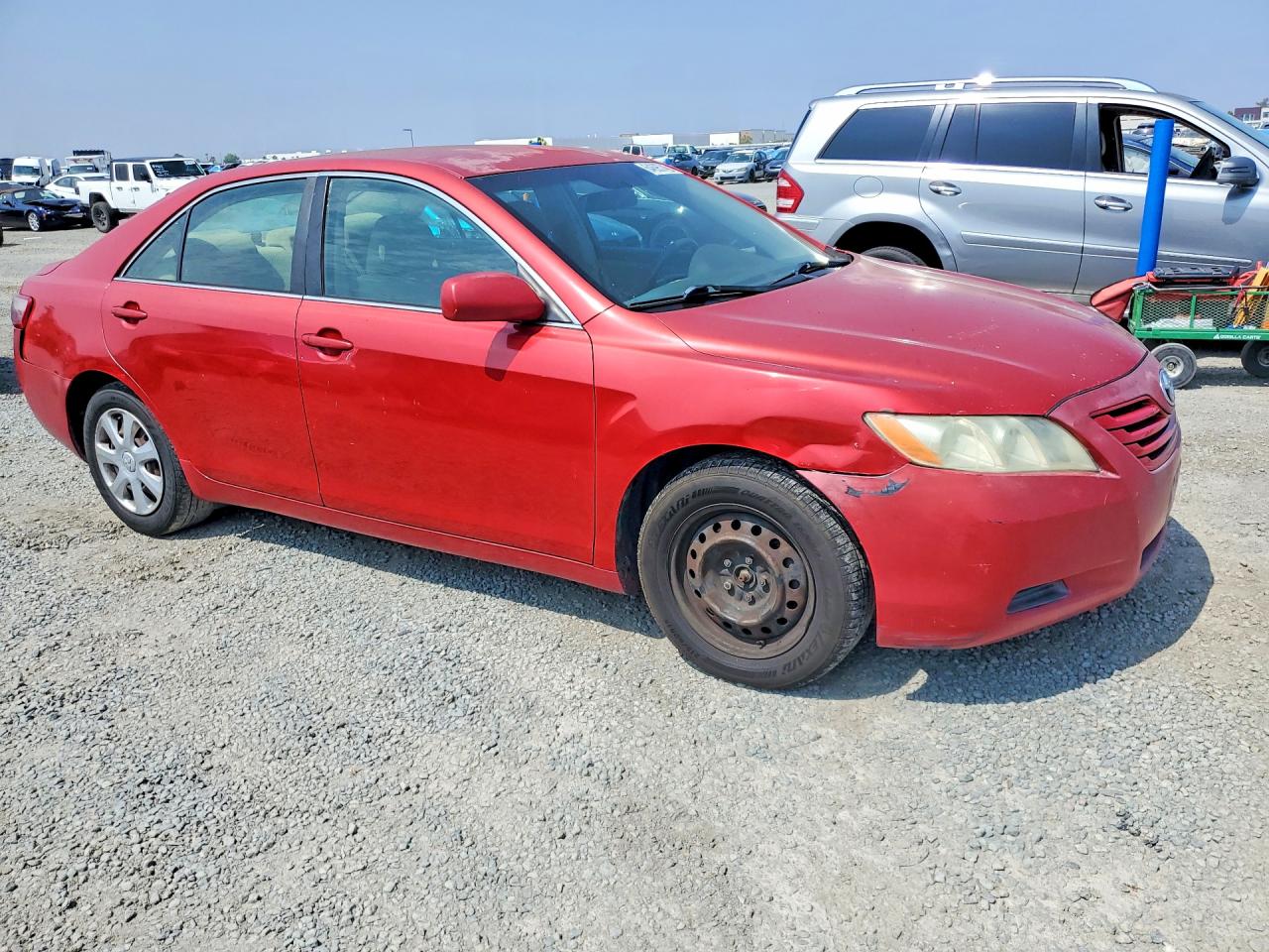 2007 Toyota Camry Le Красный vin: 4T1BE46K17U013753
