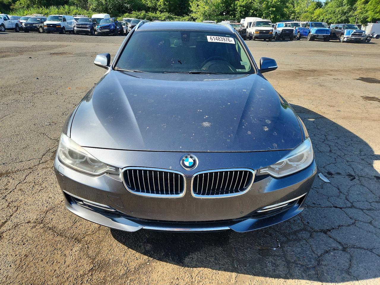 2014 Bmw 328 Xi Gray vin: WBA3G7C58EK296256