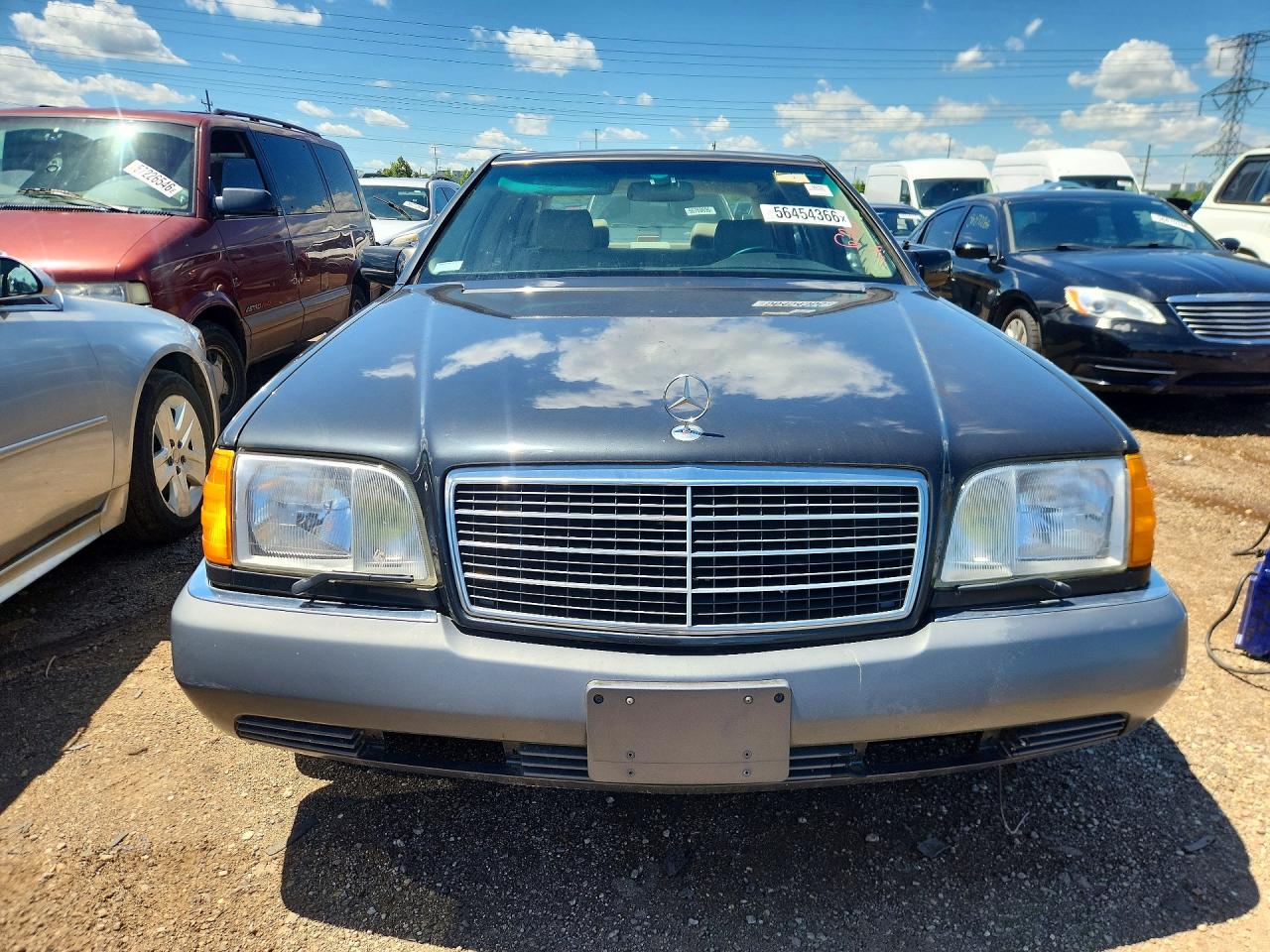 1994 Mercedes-benz S 500 Черный vin: WDBGA51E4RA167308