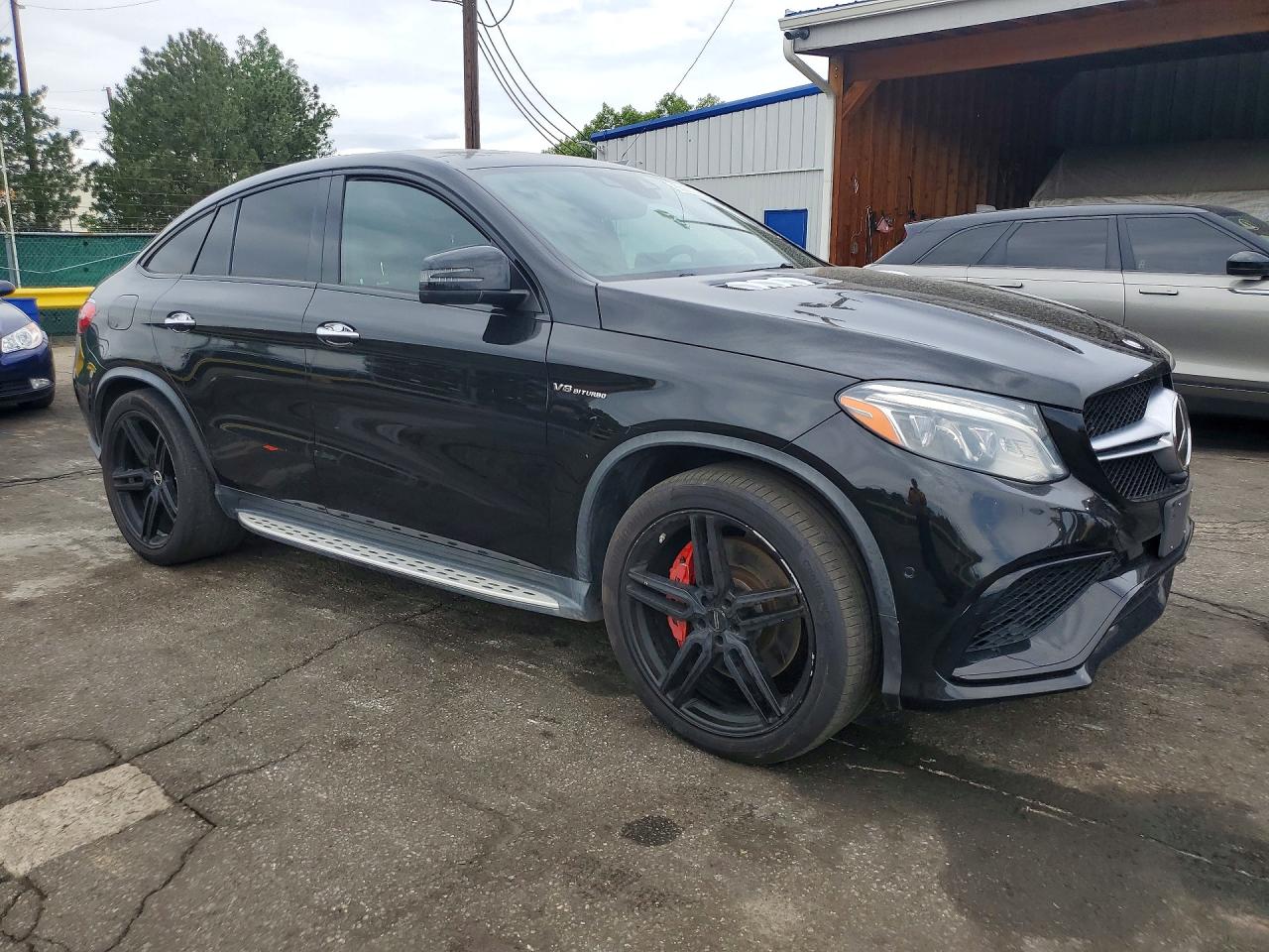 2017 Mercedes-benz Gle Coupe 63 Amg-s Черный vin: 4JGED7FB4HA066984