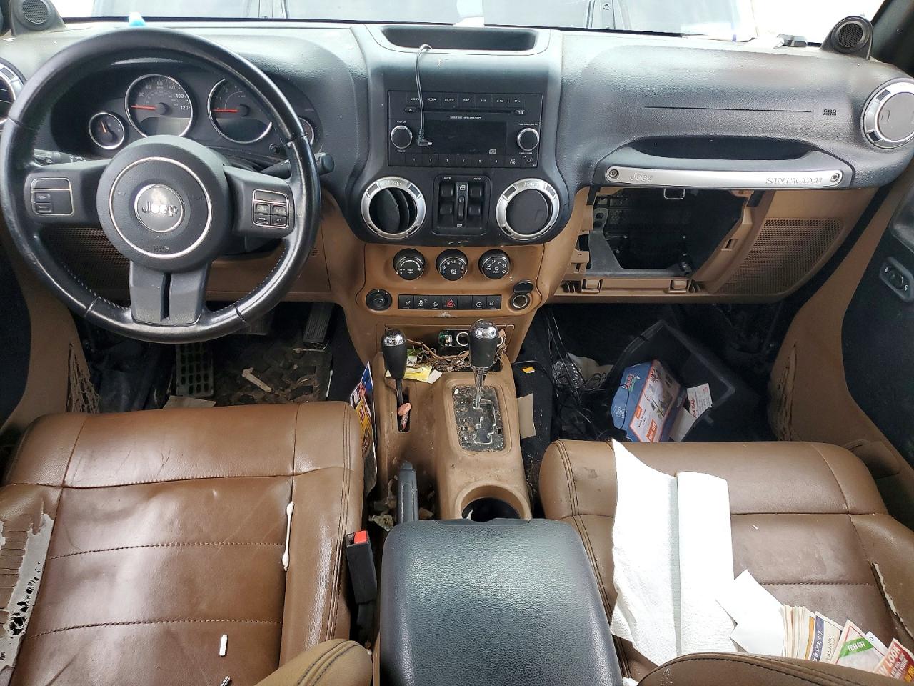 2012 Jeep Wrangler Unlimited Sahara Black vin: 1C4BJWEG2CL113370