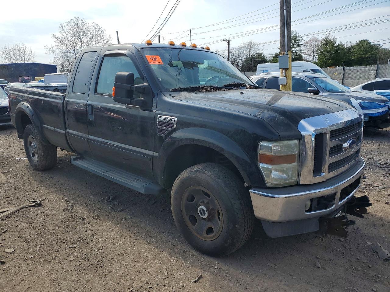 2008 Ford F350 Srw Super Duty Black vin: 1FTWX31R38ED35241
